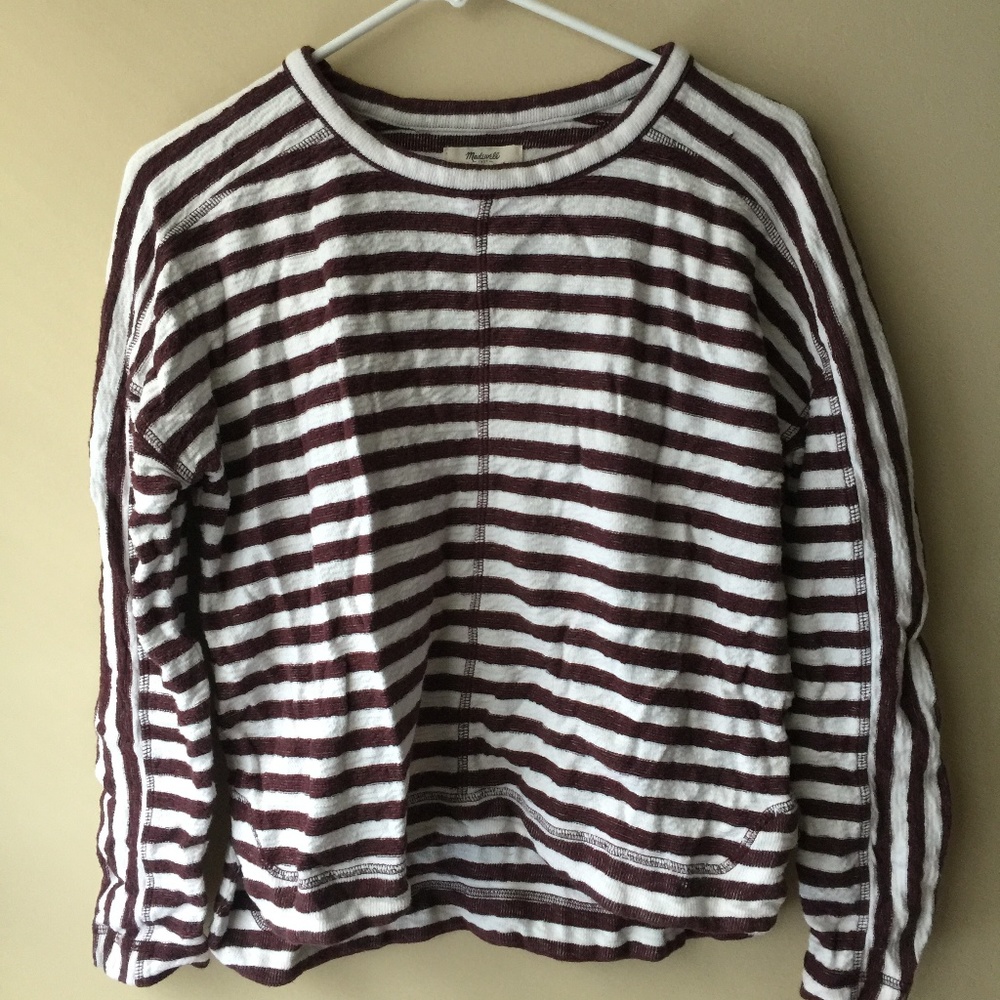 MADEWELL striped sweater NWOT